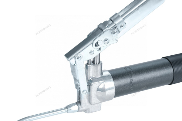 Шприц NORDBERG NO2403 2-х плунжерный для густой смазки, с переключением плунжеров, 400мл