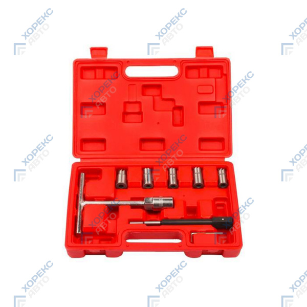 Набор инструментов для восстановления и очистки посадочных мест форсунок (7 предметов) Хорекс Авто HZ 25.1.073S