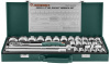 Набор головок торцевых S04H4728S, 1/2"DR, 8-34 мм, 28 предметов