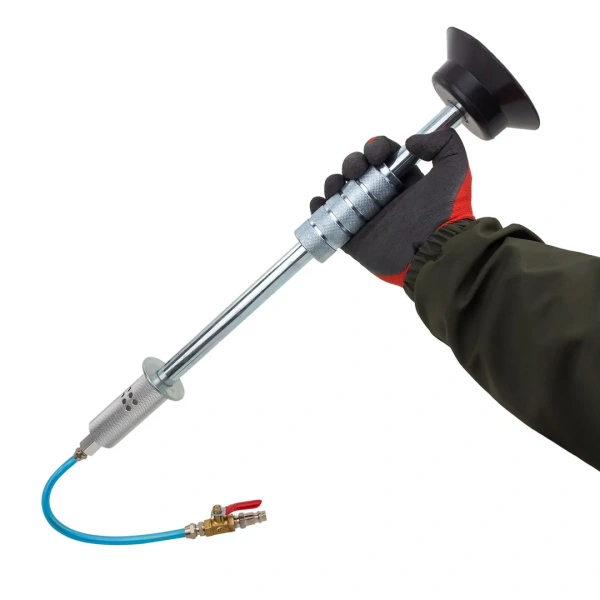 Обратный молоток с пневмоприводом и набором присосок для удаления вмятин 5-12бар