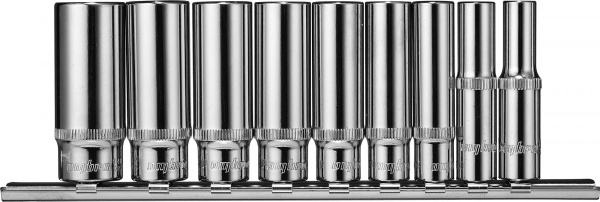 Набор головок торцевых глубоких 1/2"DR на держателе внешний TORX® E10-E24 9 предметов Ombra 912709