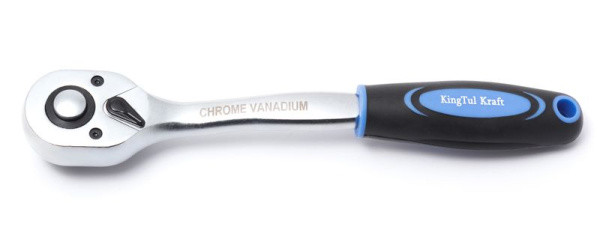 1/2''Трещотка с прорезиненной рукояткой (72зуб.)