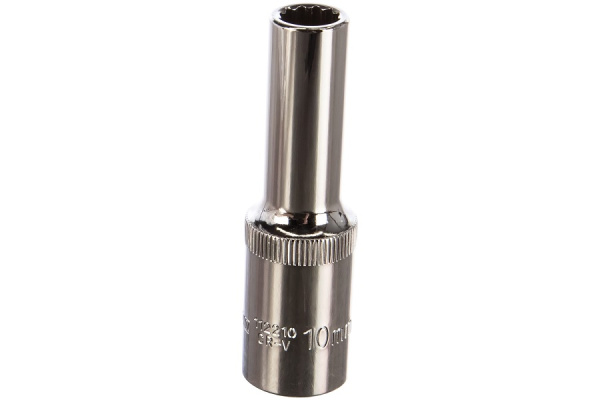Головка торцевая глубокая 12-гранная Ombra 112210 (1/2";DR, 10 мм)