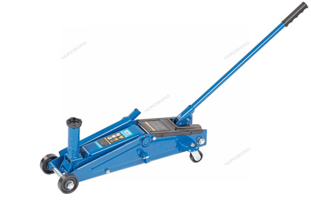 Домкрат подкатной 3 тонн высота подъема 150-530 мм с проставкой NORDBERG N32031L