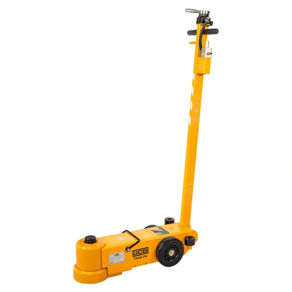 Домкрат подкатной пневмогидравлический в комплекте с удлинителями, 80/40/20т (h min 210мм, h max 620мм, 6 бар)