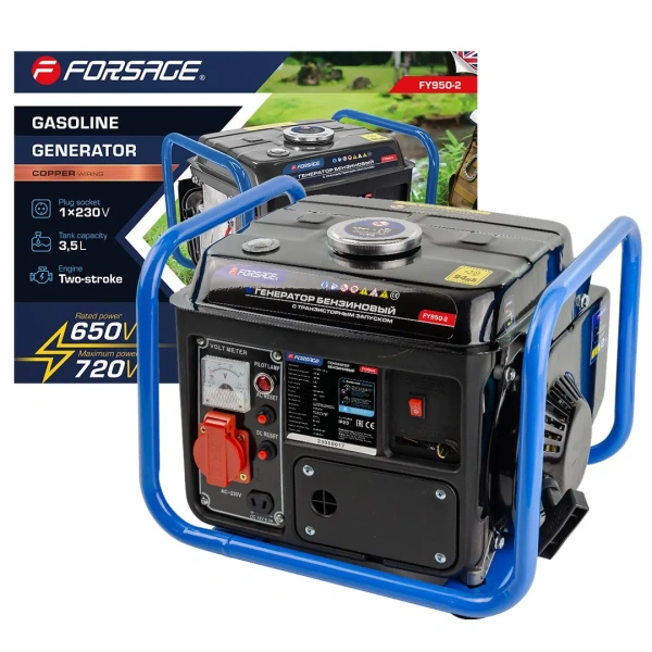 Генератор автономный бензиновый (650Вт ном.)