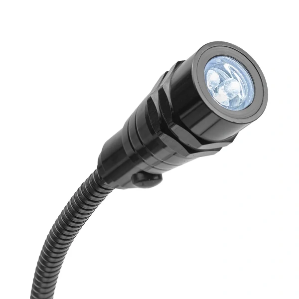 Лежак пластиковый подкатной на 6-ти колесах с паралоновым подголовником и фонарем на гибком удлинителе(490х1050мм, max нагрузка-135кг)