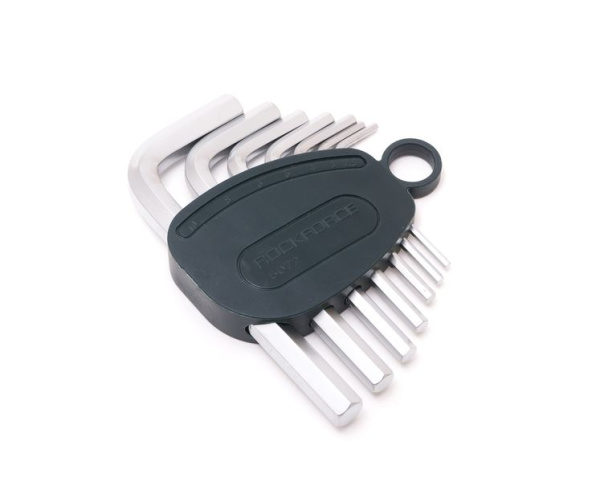 Набор ключей Г-образных 6-гранных 7пр.(2.5, 3-6, 8, 10мм) в пластиковом держателе