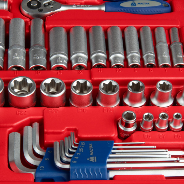 Набор инструментов универсальный МАСТАК 01-192C (192 предмета)