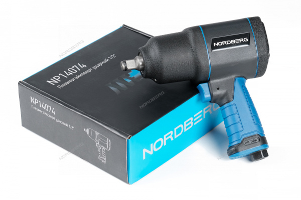 Пневмогайковерт ударный NORDBERG NP14074, 1/2", 745Нм