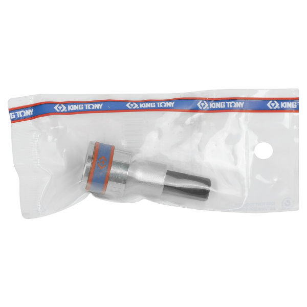 Насадка (бита) торцевая 1/2", HEX, 10 мм, L = 60 мм KING TONY 402510