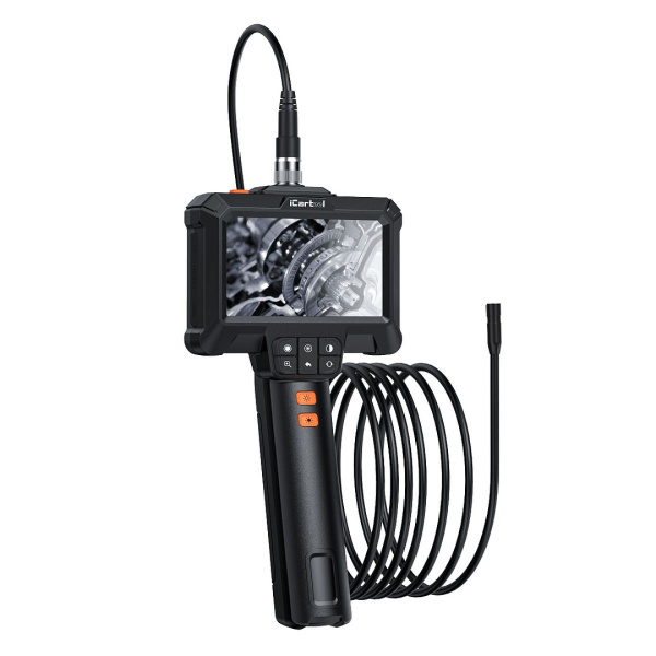 Эндоскоп промышленный iCartool IC-VC81 (экран 4.3", 2 Мп, 1 м, 8,5 мм, зонд)