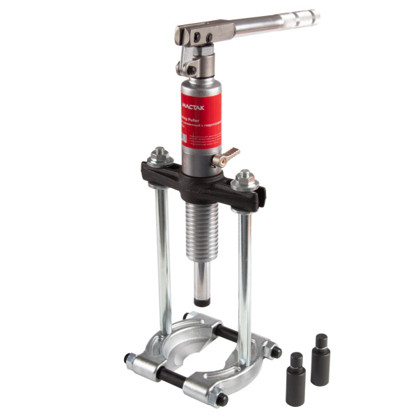 Съемник подшипников гидравлический 6 т до 180 мм сегментного типа с совмещенным насосом МАСТАК 104-19706
