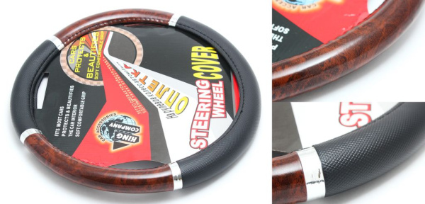 Чехол руля JH-60224B-BK-M