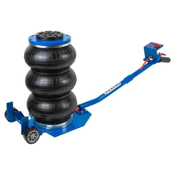 Домкрат подкатной пневматический 3т (h min-145мм,h max-400мм,Ø-255мм)