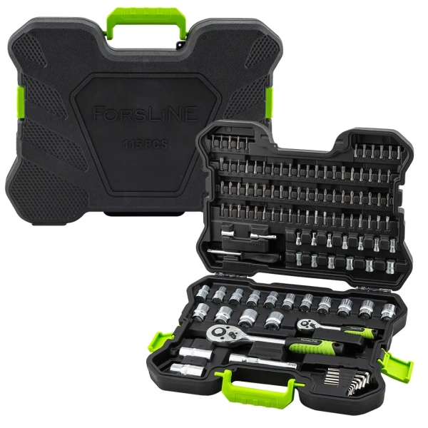 Набор инструментов 115пр. 1/4'', 1/2''(6гр.)