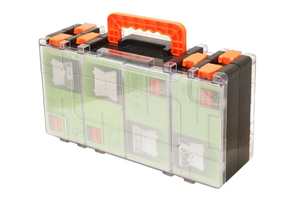 Набор инструментов 1400 пр 1/4''(шарнирно-губцевой, ударный, головки, отвертки, биты, крепежи) (6гр.)(5-13мм) в кейсе