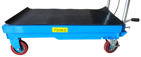 Тележка гидравлическая платформенная TLF-75 AE&T 750 кг