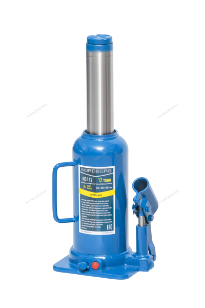 Домкрат бутылочный 12 т NORDBERG N3112