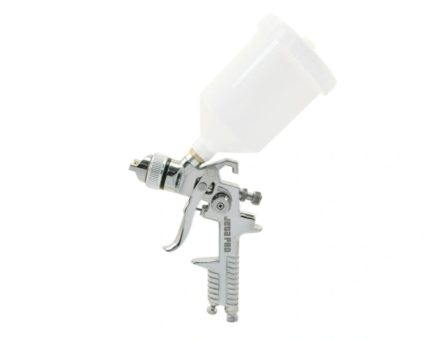 Профессиональный краскопульт, верхний пл. бачок 0,6л, сопло 1.7мм