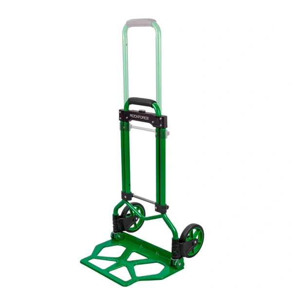 Тележка ручная складная с телескопической ручкой (г/п90кг,420х420х1005мм-в разложенном полож.,280х420-рабочая площадка, 150мм-Ø колес)