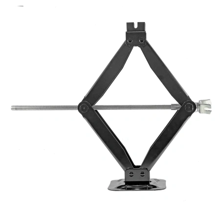 Домкрат механический ''ромб''2,5т с резиновой накладкой и ручкой-воротком с головкой 19мм (h min-100мм h max-485мм), в водоотталкивающем чехле