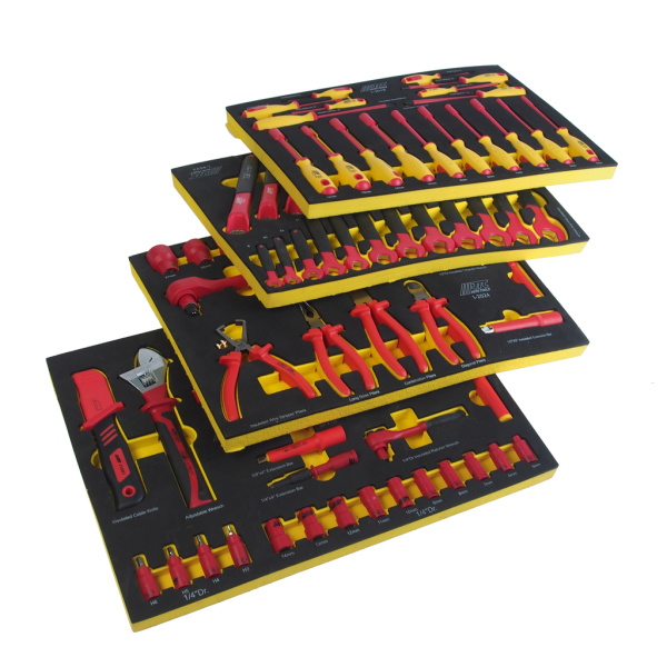 Набор инструментов JTC I4100S (115 предметов изолированных, 4 мягких ложемента)