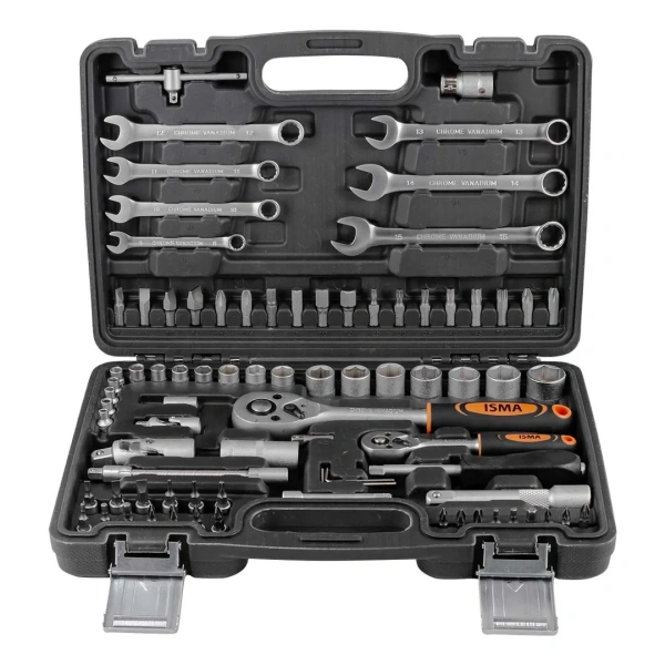 Набор инструментов 82пр. 1/2'', 1/4''(6гр.)