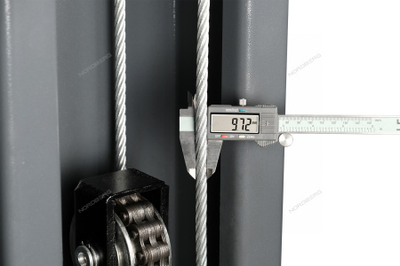 Подъемник 380V 2х стоечный с нижней синхронизацией г/п 4,5т NORDBERG N4124AM-4,5G