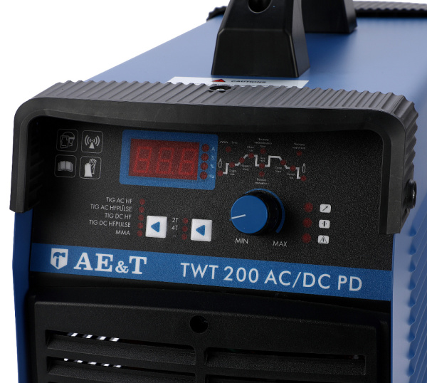 Аппарат аргонодуговой сварки 200А/220В цифровой TWT200ACDCPD AE&T