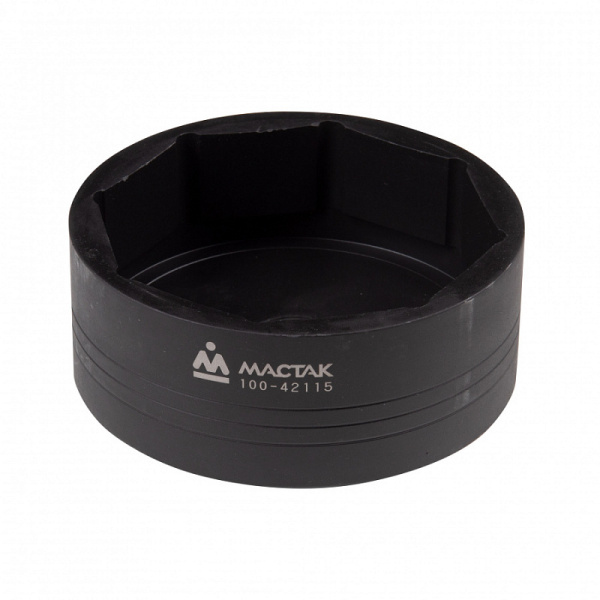 Торцевая восьмигранная головка МАСТАК 100-42115 для гаек ступицы Volvo/DAF, 3/4", 115 мм