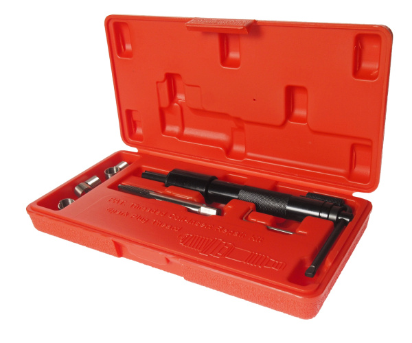 Набор инструментов для восстановления резьбы свечей зажигания JTC 4311 (пружинная вставка М12х1,25, 5 шт.)