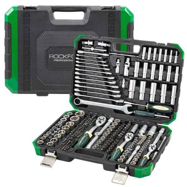 Набор инструментов 216+6пр. 1/4'', 3/8'', 1/2''