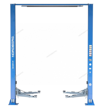 Подъемник двухстоечный NORDBERG N4120H1 (4 т, верхняя синхронизация, H=4 м)
