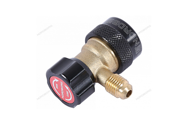 Муфта быстросъемная R134a NORDBERG NFA4H (высокое давление, красная)