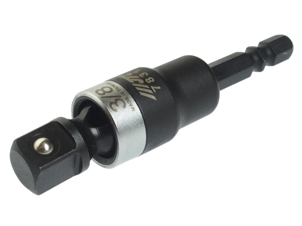 Адаптер карданный под шуруповерт JTC 7831 (1/4"х3/8", 6,35 мм)