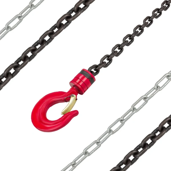 Лебедка механическая подвесная c фиксацией цепи натяжения, 1 т (длина цепи - 3м)