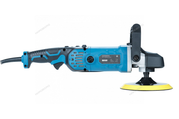 Полировальная машинка NORDBERG NE413, Ø диска 180 мм, 600-3500 об/мин, 1400 Вт