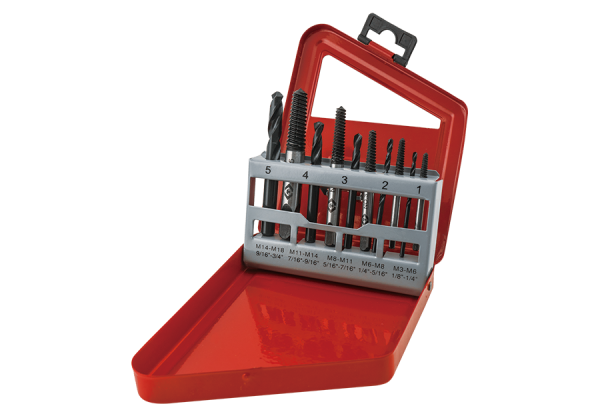 Набор экстракторов и сверл KING TONY 11310SQ, 10 предметов