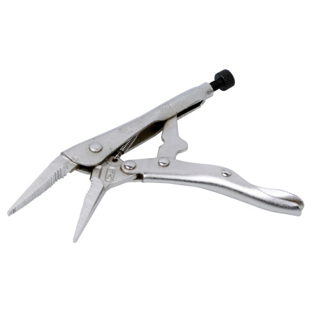 Зажим с фиксатором 165 мм, тонконосый KING TONY 6315-06