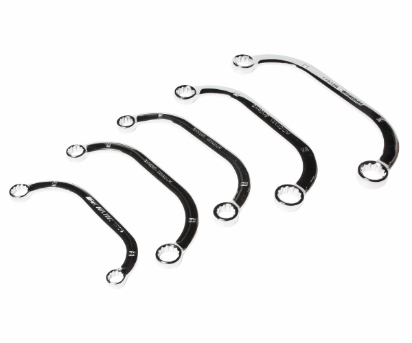 Набор ключей накидных С-образных 12-ти гранных JTC EV1012S (10-18 мм, 5 предметов)