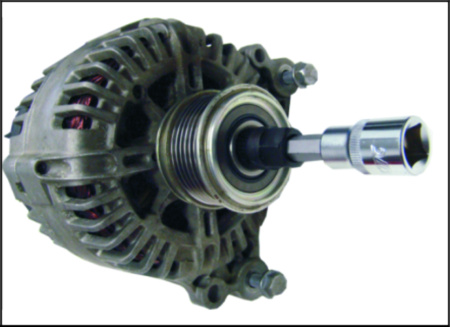 Съемник шкивов генераторов JTC 4738 (14 предметов в кейсе)