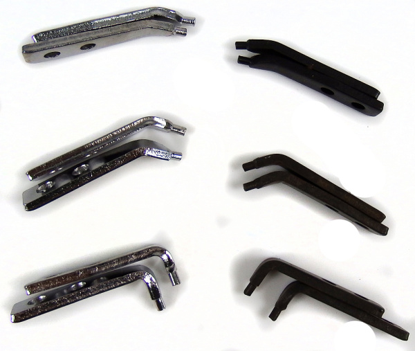 Съемник стопорных колец 2шт со сменными носами TA-H1036