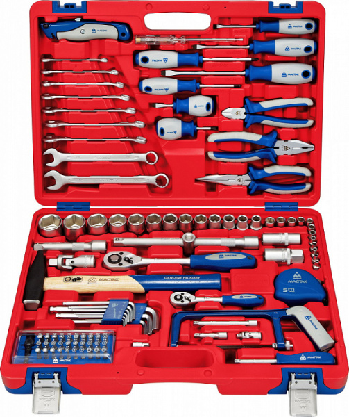 Набор инструментов универсальный, 102 предмета МАСТАК 01-102C