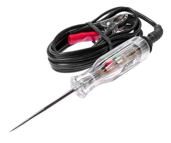 Тестер цепи с диодной индикацией усиленный JTC 4196 (6/12/24V, кабель 1,8 м)