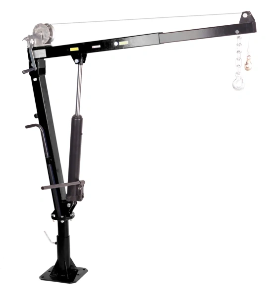 Кран гидравлический для пикапа мини, 1т (высота подъема - 2300мм)