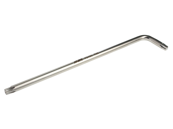 Ключ TORX Г-образный удлиненный JTC 73430 (T30H, L=160 мм)