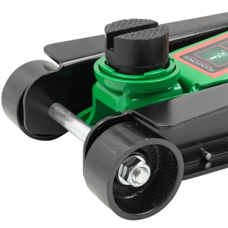 Домкрат подкатной гидравлический низкопрофильный 3т (усиленный корпус,поворотная ручка 360°,h min 85мм, h max 380мм)