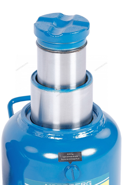 Домкрат бутылочный двухштоковый укороченный 20 т NORDBERG N31220