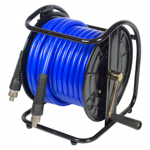 Шланг на открытой катушке МАСТАК 681-10020HR, полиуретановый 10х15 мм, 20 м, резьба 1/4"